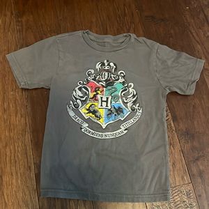 Harry Potter Kids gray T shirt Hogwarts